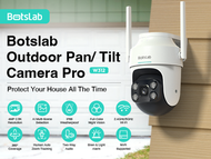 Botslab W312 戶外雲台攝影機 Pro – 4MP 2.5K 360度全景旋轉 AI 智能追蹤 全彩夜視 雙向對講 防水 IP Cam (原裝行貨)