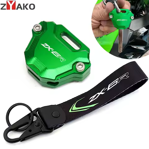 For Kawasaki ZX6R 2025 2024 ZX-6R ZX 6R ZX636 2026 ZX10R ZX-10R ZX10RR Motorcycle CNC Key Cover Case