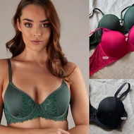 [JUMBO CUP] SAPPH Flora Lightly Padded Silky Touch Bra Thin Foam Pushup Bra Jumbo SizeBIG Small Size