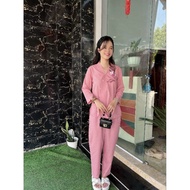 Women's outfit going to temple. Japanese calligraphy.