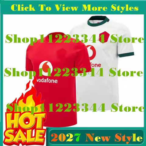 2027 Wales Home / Away Rugby Jersey Mens Size S--5XL Comfortable Breathable Perfect Quality!