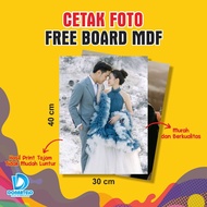 Photo Print (30x40cm) plus 6MM MDF frame