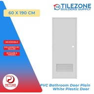PVC  Bathroom Door Set  - 60x190 cm - : Louvered Door Door Pad Door Jamb Hinges - Ideal Plastic Door