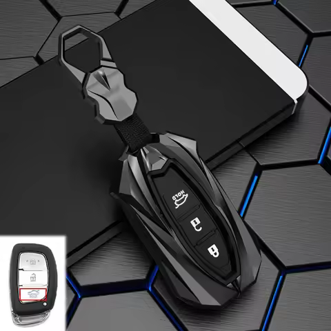 Zinc alloy Car Fob Key Case Cover For Hyundai Tucson Creta ix25 i20 ix20 ix35 i10 HB20 Elantra Sonat