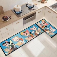 Household Floor Mat 40x60+40x120CM Quick Absorb Water Oil Easy Clean Kitchen Rug