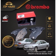 BREMBO PEUGEOT 406 2.0 (1997 - 2004) FRONT OR REAR BRAKE PAD 100% ORGINAL
