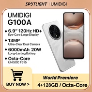 UMIDIGI G100A Android 14 Octa core 6.9" 120Hz HD+ 13MP 4GB128GB 6000mAh Battery BT5.2 GPS FM DualSIM