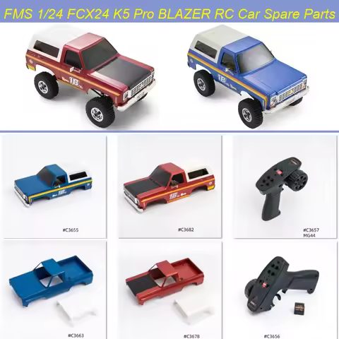FMS 1:24 FCX24 K5 Pro RC Truck Car Body Shell Transmitter with Receiver