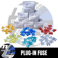 ASAHI Plug-In Fuse(5/10/15/20/25/30-AMP)Japan Technology(Per Box)