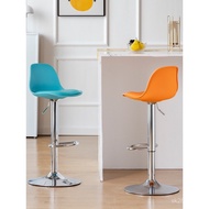 Bar chair Home Use Backrest Simple High Chair Stool Bar Stool Adjustable Chair Bar Counter Chair Cha