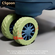 C5GOON Thicken Texture Silicone Wheels Protector For Luggage Reduce Noise Travel Luggage Wheels Cove