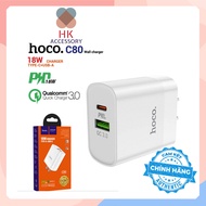 Củ Sạc Nhanh Chuẩn 18W  HOCO C80 Cổng Type C Hàng Chính Hãng
