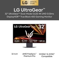 32" UltraGear™ Dual-Mode OLED gaming monitor | 4K UHD, 0.03ms, DisplayHDR™ True Black 400