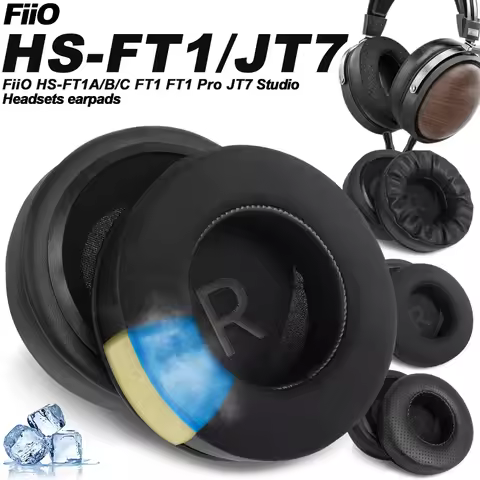 Earphone pads For FiiO HS-FT1A/B/C FT1 FT1 Pro JT7 replacement Earpads Mesh cloth Memory Covers Spon