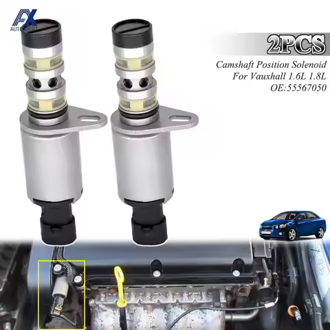 2x 55567050 Camshaft Control Cam Solenoid Valve For Chevy Trax Tracker Sonic Aveo Pontiac G3 Opel Va