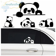 MALCOLM Car 3D Panda Stickers, Occlusion Scratch Waterproof Peeking Panda Car Stickers, Reflective Sticker Vinyl Creative Universal Simulation Panda Cars Decal Car Accessories