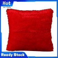 <callbaby> 43x43cm Soft Plush Solid Color Throw Pillow Case Cushion Cover Home Sofa Decor