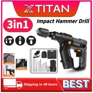🔥HOT🔥XTITAN 988V Rotary Hammer Drill Cordless Impact Drill Brushless Impact Hammer Drill Gerudi Impa