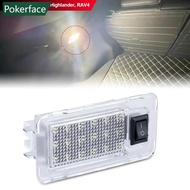 POKERFACE 1PC Car LED License Plate Lights Number Plate Lamp Trunk Light Light Replacement 12V Light