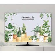 22 Classic Lotus New Chinese TV Dust Cover Elastic Hanging TV Cover Cloth remote control cover 32 37 38 40 42 43 47 48 50 52 55 58 60 65 70 75inch smart tv
