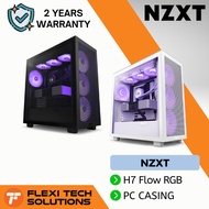 Flexi Tech NZXT H7 Flow RGB Mid-Tower Case ATX Mid-Tower with RGB Fans PC Desktop Casing