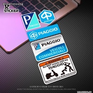 Ready Stock Italy Piaggio Piaggio Motorcycle Sticker Motorcycle Pedal Body Decoration Sticker Waterproof Reflective Sticker