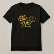 PADEL PREMIUM COTTON CLASSIC T-SHIRT, T-shirt size S - 4XL