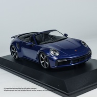 MINICHAMPS/Mini Cut 1: 18 PORSCHE PORSCHE 911 (992) TURBO S CABRIOLET-2020/155069081Metal Blue