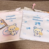 Drawstring Bag From The LAWSON Campaign In Collaboration With Rilakkuma 2 Pieces Pink And Blue.