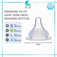 👶Puting Botol Susu Botol Susu Puting Susu Wide Neck Puting Botol Bottol Nipple Puting Botol Wide Nec