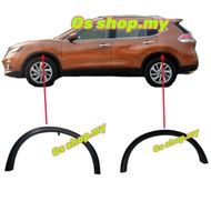 Nissan X-TRAIL T32 FRONT REAR FENDER MUDGUARD SIDE SKIRT WHEEL ARCH TYRE UPPER BLACK MOULDING + CLIP