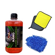 [Car Wash Soap] Nano Gloss Shampoo Snow Foam Car Wash Soap 500ml bottle with Car Wash Accessories