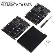 Vas NGFF To SATA 3 External HDD Enclosure MSATA SSD Adapter M.2 SATA Protocol Adapter Board n