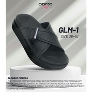 Rumahkaki - Sandal Wedges Wanita Tali Silang Sendal Jelly Karet Strap Dua Terbaru GLM-1 1409-5B