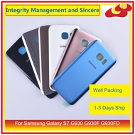 Original For Samsung Galaxy S7 G930 G930F G930FD SM-G390F Housing Battery Door Rear Back Glass Cover