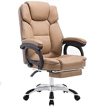 Swivel Chair Office Chair Gaming Chair Adjustable Swivel Ergonomic Stool Height Adjustable Lounge Office Bar Chair Armchair cm),Brown,H(115-121) cm Decoration