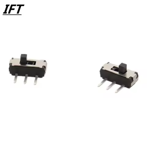 Free shipping 10pcs MSK-12D19 G2 SPDT 1P2T SMD 3 Pin PCB Panel Horizontal Slide Switch S08 Drop ship