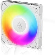 ARCTIC P12 Pro A-RGB (White) - Powerful Premium Fan 120mm PWM Fan with Y Cable Splitter 600~3000RPM 