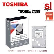 Toshiba X300 PC Performance Internal Hard Drive - 4TB/6TB/8TB/10TB/12TB/14TB/16TB/18TB/20TB