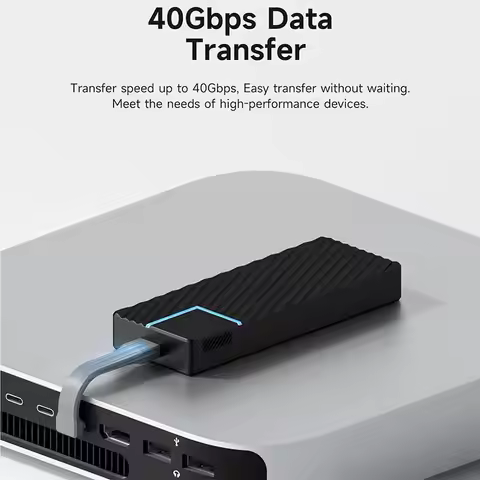 Short USB4 Cable 240W Fast Charging U-Shaped USB C Cable 40Gbps 8K Video for iPhone 16 15, iPad, SSD