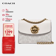 蔻驰（COACH）【品牌直供】PARKER18女士小号山茶花单肩斜挎包34256B4R7B