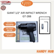 GIANT GT-288 1/2" AIR IMPACT WRENCH TWIN HAMMER (HEAVY DUTY ) GT288