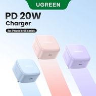 UGREEN PD20W Fast Charger Colorful iPhone Charger Bundle for iPhone 15 Pro Max iPhone 16 Pro Max iPh