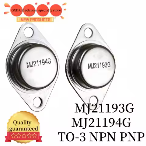 2-5-10-30PCS NEW MJ21193G MJ21194G TO-3 NPN PNP gold sealed audio power amplifier Free SHipping