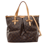 LOUIS VUITTON LV 路易威登 Palermo GM 兩用包 棕色 原花帆布 M40146