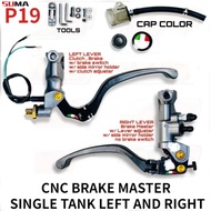 P19 Brake Master Pump Universal Y15 Y16 RXZ KRR150 Vario150 LC135 Y125Z Clutch 100% Gold Black Brake