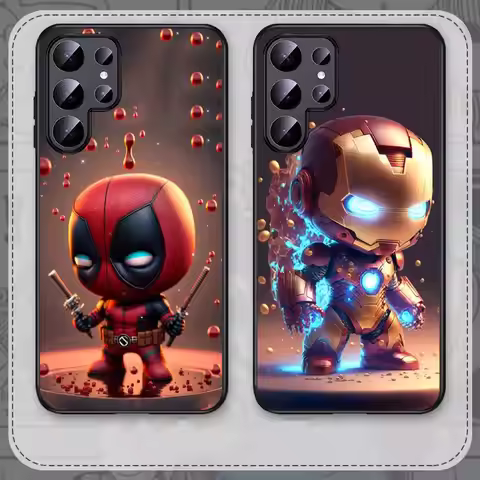Marvel Iron Man Phone Case For Samsung Galaxy S25 S23 S24 FE S22 S20 S21 S10 S9 Plus lite Ultra FE S