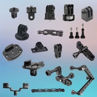 Action Camera Adapter Aluminum Alloy Bracket 1/4 Screw Head Gimbal Extension Arm Rod Suitable for Go