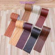 Home Decor Tape Floor Wood Grain Repair Realistic Skirting Line Furniture Renovation Duct Tape Adhensive  5M/Roll