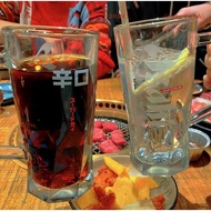 Imported Asahi Thickened Asahi Beer Mug Japanese Food Store Dedicated Asahi Beer Mug with Handle Cra